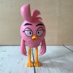 STELLA PINK BIRD 3.5”ANGRY BIRDS SONIC PLASTIC TOY